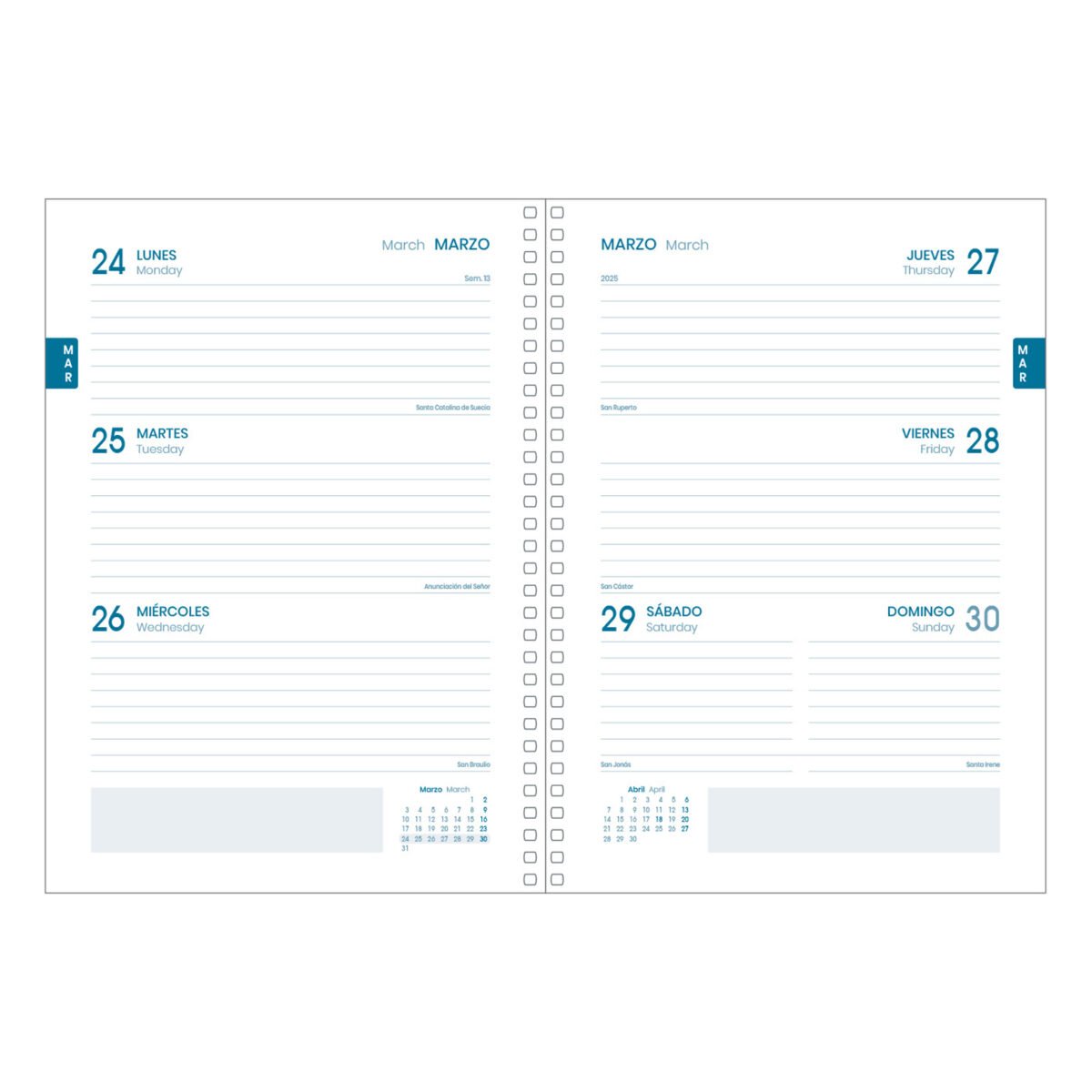 Agenda Escolar 2024-2025 Tamaño A5 Tapa Polipropileno Semana Vista Memory Basic Negro Dohe 51762 296987