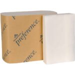 Pacific Blue® Singlefold Interfolded Toilet Paper, 1-Ply, 400 Sheets, 60 Packs