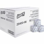 Genuine Joe® Standard Toilet Paper, 2-Ply, 400 Sheets, 96 Rolls