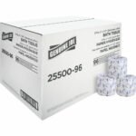 Genuine Joe® Standard Toilet Paper, 2-Ply, 500 Sheets, 96 Rolls