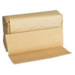 GEN® Multifold Paper Towels, 1-Ply, Brown, 4000 Towels - Image 3