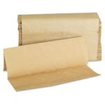 GEN® Multifold Paper Towels, 1-Ply, Brown, 4000 Towels