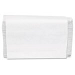 GEN® Multifold Paper Towels, 1-Ply, White, 4000 Towels - Image 3