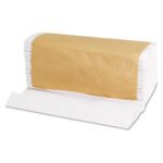 GEN® C-Fold Paper Towels, 1-Ply, White, 2400 Towels - Image 3