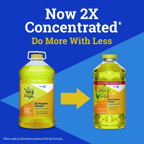 15004456-500x500-0.jpg Pine-Sol CloroxPro Multi-Surface Cleaner Concentrated, Lemon Fresh Scent, 80 oz Bottle - Image 3