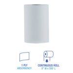 Boardwalk® Hardwound Paper Towels, White, 350-ft., 12 Rolls - Image 2