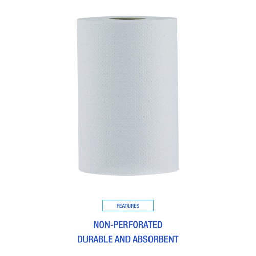15010954-500x500-0.jpg Boardwalk® Hardwound Paper Towels, White, 350-ft., 12 Rolls - Image 4