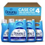 Downy Commercial Liquid Fabric Softener, Clean and Fresh Scent, 140 oz Pour Bottle, 4/Carton - Image 3