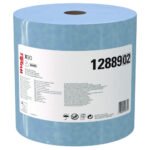 WypAll X90 Cloths, Jumbo Roll, 2-Ply, 11.1 x 13.4, Denim Blue, 450/Roll