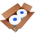 Clorox Healthcare Bleach Germicidal Wipes, 1-Ply, 12 x 12, Unscented, White, 110/Canister, 2 Canisters/Carton - Image 4