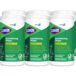 Clorox Disinfecting Wipes, 1-Ply, Fresh Scent, 7 x 8, White, 75/Canister, 6 Canisters/Carton - Image 3