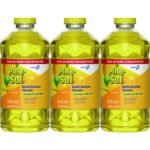 Pine-Sol CloroxPro Multi-Surface Cleaner Concentrated, Lemon Fresh Scent, 80 oz Bottle, 3/Carton