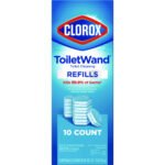 Clorox Disinfecting ToiletWand Refill Heads, Blue/White, 10/Pack, 6 Packs/Carton - Image 2