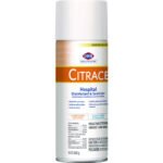 Clorox Healthcare Citrace Hospital Disinfectant and Sanitizer, Citrus, 14 oz Aerosol Spray, 12/Carton - Image 2