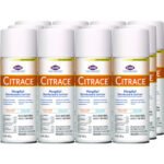 Clorox Healthcare Citrace Hospital Disinfectant and Sanitizer, Citrus, 14 oz Aerosol Spray, 12/Carton