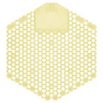 Fresh Products Wave 3D Urinal Deodorizer Screen, Citrus Scent, Yellow, 10/Box