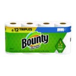 Bounty® Kitchen Roll Paper Towels, 2-Ply, 135 Sheets, 4 Rolls