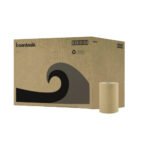 Boardwalk® Hardwound Paper Towels, Brown, 350-ft., 12 Rolls