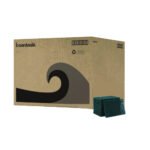 Boardwalk® Heavy-Duty Scour Pads, Green, 6" x 9", 15 Pads/Carton