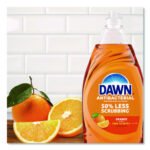 Dawn Ultra Antibacterial Dishwashing Liquid, Orange Scent, 30.8 oz Bottle, 8/Carton - Image 4