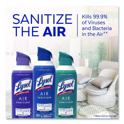 15082967-500x500-0.jpg LYSOL Brand Air Sanitizer Spray, Simple Fresh, 10oz Aerosol Spray - Image 4