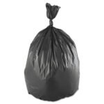 Inteplast Group Low-Density Commercial Can Liners, 60 gal, 1.4 mil, 38" x 58", Black, Interleaved Roll, 20 Bags/Roll, 5 Rolls/Carton - Image 2