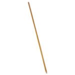 Rubbermaid Commercial Wood Threaded-Tip Broom/Sweep Handle, 0.94" dia x 60", Natural