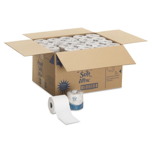 177375-500x500-0.jpg Georgia Pacific Professional Angel Soft ps Ultra 2-Ply Premium Bathroom Tissue, Septic Safe, White, 400 Sheets/Roll, 60/Carton - Image 4