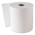 GEN® Hardwound Roll Paper Hand Towels, White, 800-ft., 6 Rolls
