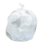Heritage High-Density Waste Can Liners, 30 gal, 8 mic, 30" x 37", Natural, 25 Bags/Roll, 20 Rolls/Carton