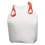 Draw 'n Tie Heavy-Duty Trash Bags, Drawstring, 13 gal, 24.5" x 27.38", White, 50 Bags/Roll, 4 Rolls/Box - Image 3