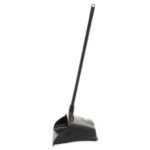 Rubbermaid Commercial Lobby Pro Upright Dustpan with Wheels, 12.5w x 37h, Polypropylene with Vinyl Coat, Black - Image 2