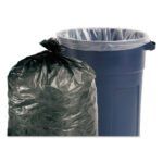 AbilityOne 8105015346826, SKILCRAFT Insect Repellent Trash Bags, 55 gal, 2 mil, 37" x 52", Black, Flat Pack, 65/Box