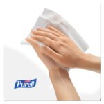 PURELL Sanitizing Hand Wipes, 6.75 x 6, Fresh Citrus, White, 270 Wipes/Canister - Image 3
