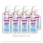 PURELL Advanced Hand Sanitizer Refreshing Gel, 12 oz Pump Bottle, Clean Scent, 12/Carton - Image 3