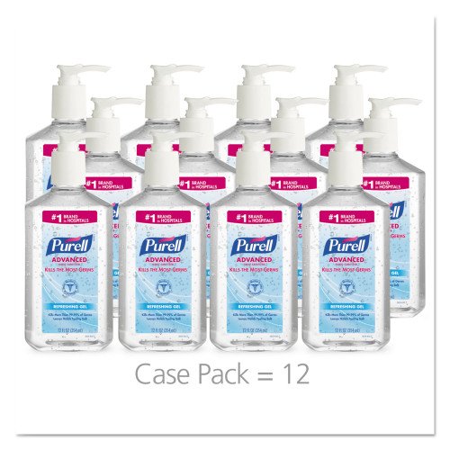 280811-500x500-0.jpg PURELL Advanced Hand Sanitizer Refreshing Gel, 12 oz Pump Bottle, Clean Scent, 12/Carton - Image 3