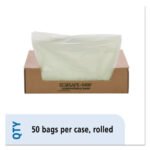 Stout by Envision EcoSafe-6400 Bags, 32 gal, 0.85 mil, 33" x 48", Green, 50/Box