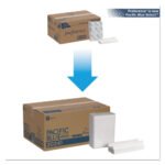 Pacific Blue™ Select C-Fold Paper Towels, 1-Ply, White, 2400 Towels - Image 2