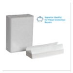 Pacific Blue™ Select C-Fold Paper Towels, 1-Ply, White, 2400 Towels - Image 4