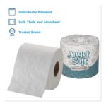 Georgia Pacific Professional Angel Soft ps Premium Bathroom Tissue, Septic Safe, 2-Ply, White, 450 Sheets/Roll, 40 Rolls/Carton - Image 4