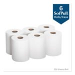 Georgia Pacific Professional SofPull Center-Pull Perforated Paper Towels, 1-Ply, 7.8 x 15, White, 320/Roll, 6 Rolls/Carton - Image 3