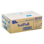 Georgia Pacific Professional SofPull Center-Pull Perforated Paper Towels, 1-Ply, 7.8 x 15, White, 320/Roll, 6 Rolls/Carton - Image 4