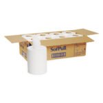 Georgia Pacific Professional SofPull Premium Junior Capacity Towel, 1-Ply, 7.8 x 14.8, White, 225/Roll, 8 Rolls/Carton