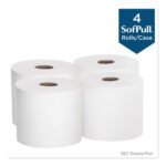Georgia Pacific Professional SofPull Perforated Paper Towel, 1-Ply, 7.8 x 15, White, 560/Roll, 4 Rolls/Carton - Image 3
