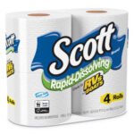 Scott® Rapid-Dissolving Toilet Paper, 1-Ply, 231 Sheets, 48 Rolls - Image 2