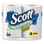 Scott® Rapid-Dissolving Toilet Paper, 1-Ply, 231 Sheets, 48 Rolls - Image 3