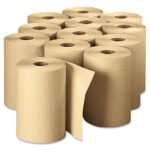 Pacific Blue® Hardwound Paper Towels, Brown, 350-ft., 12 Rolls - Image 2