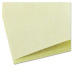 Brawny Dusting Cloths Quarterfold, 17 x 24, Unscented, Yellow, 50/Pack, 4 Packs/Carton - Image 2