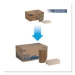 Pacific Blue® Multifold Paper Towels, 1-Ply, Brown, 4,000 Towels - Image 2