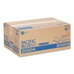 Pacific Blue® Single Fold Paper Towels, 1-Ply, White, 4000 Towels - Image 3